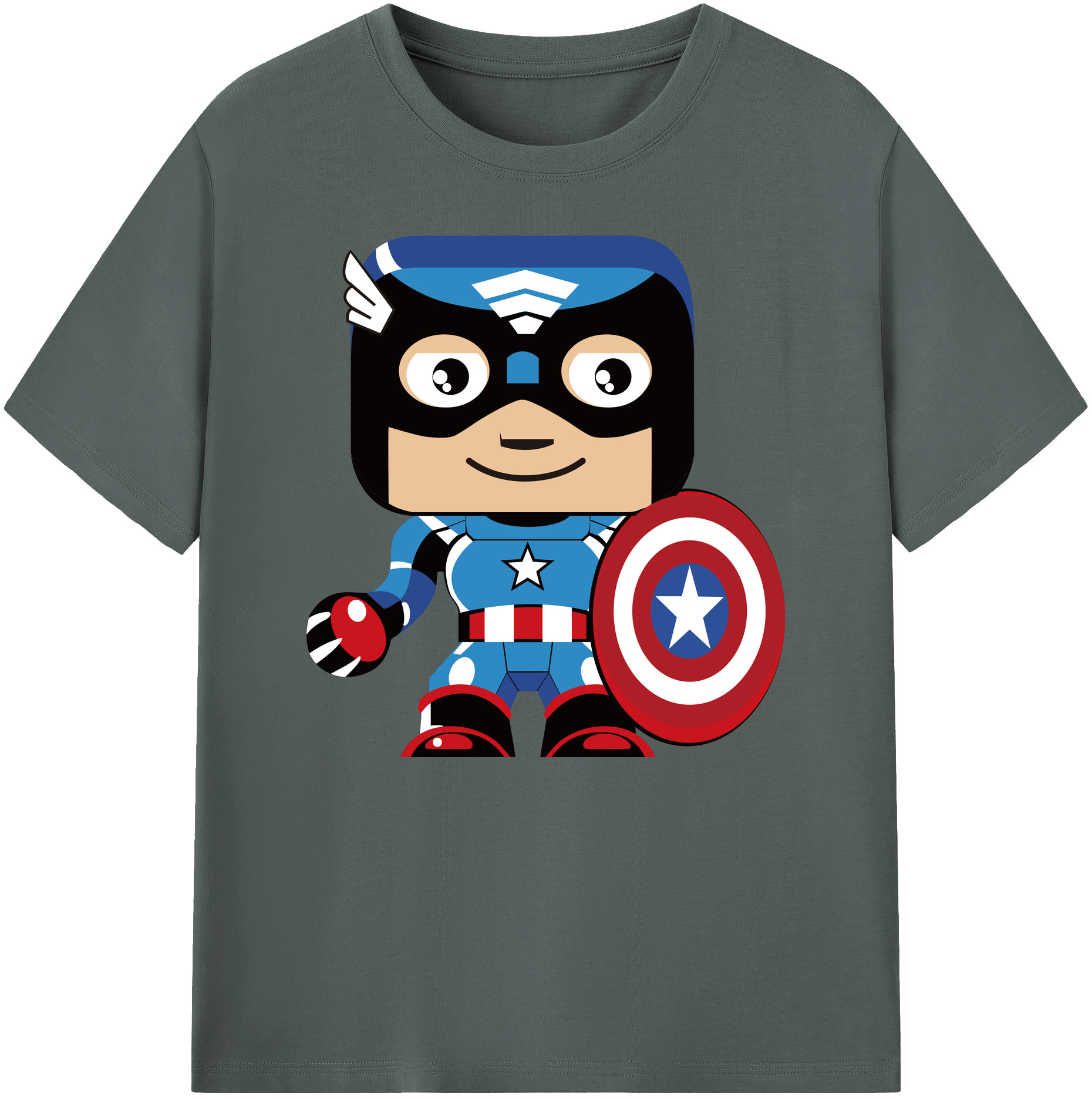 （画像用） アベンジャーズ The Avengers 綿100％ メンズ半袖Tシャツ｜肌触りやわらか＆通気性